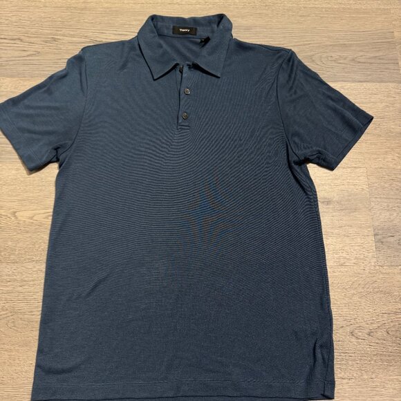 Theory Mens Short Sleeve Polo Shirt - Picture 3 of 3